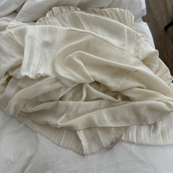 Khaite White/Cream Cersi Pleated Maxi Skirt Size Small Retail Value $1780 - Picture 13 of 13